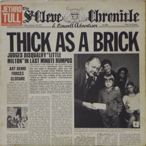 Jethro Tull<br>Thick As A Brick<br>LP
