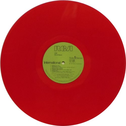 David Bowie<br>Low (Mega-Rare Red Vinyl)<br>LP