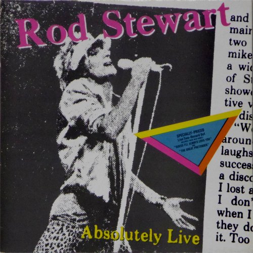 Rod Stewart<br>Absolutely Live<br>Double LP