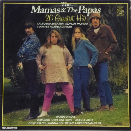 The Mamas And Papas<br>20 Greatest Hits<br>LP