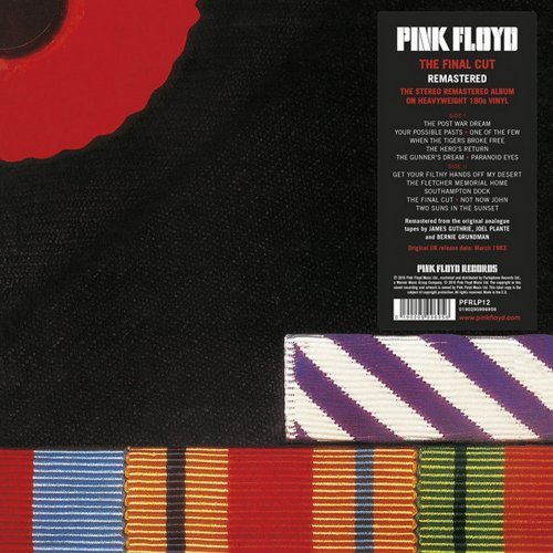 Pink Floyd<br>The Final Cut<br>(New 180 gram re-issue)<br>LP